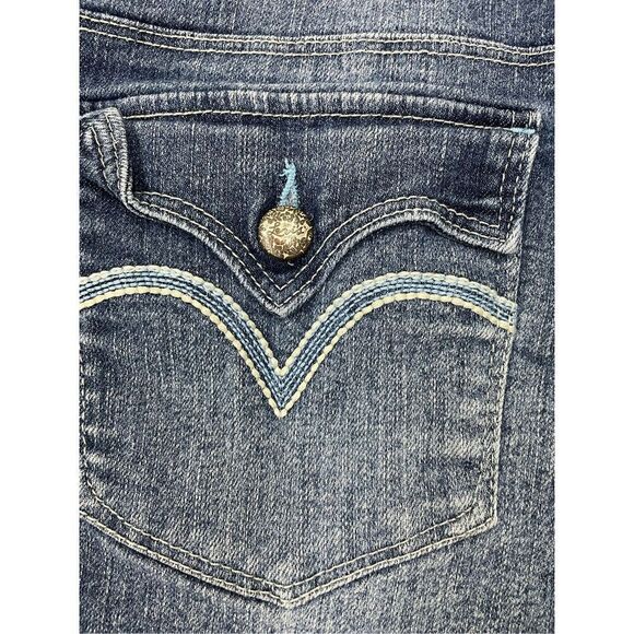 Levi’s Shorty Short Denim Shorts with Button Pockets Size 15 - Picture 3 of 7